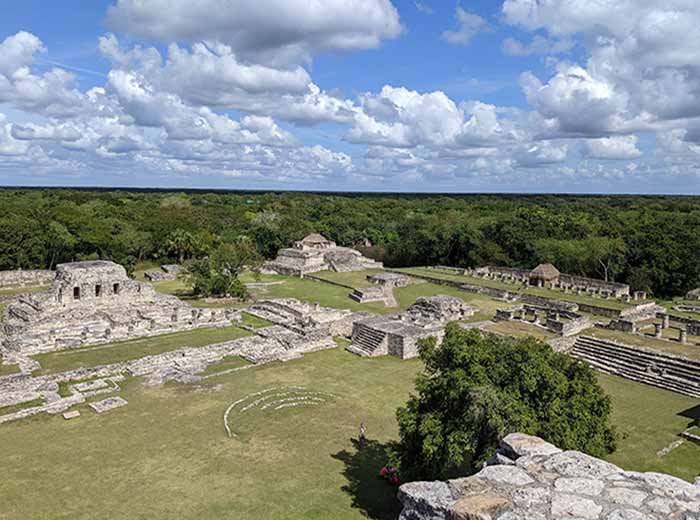 View from the top of the pyramid