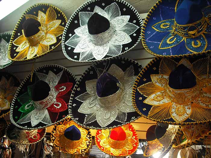 Buying Souvenir sombreros