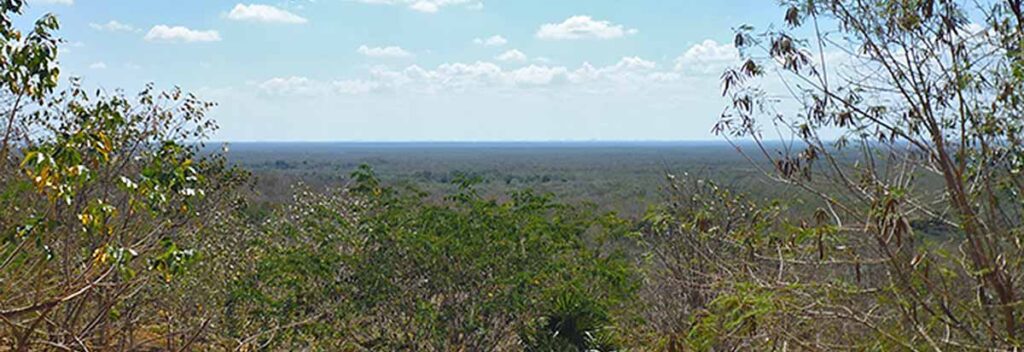 Yucatan has very flat scenery