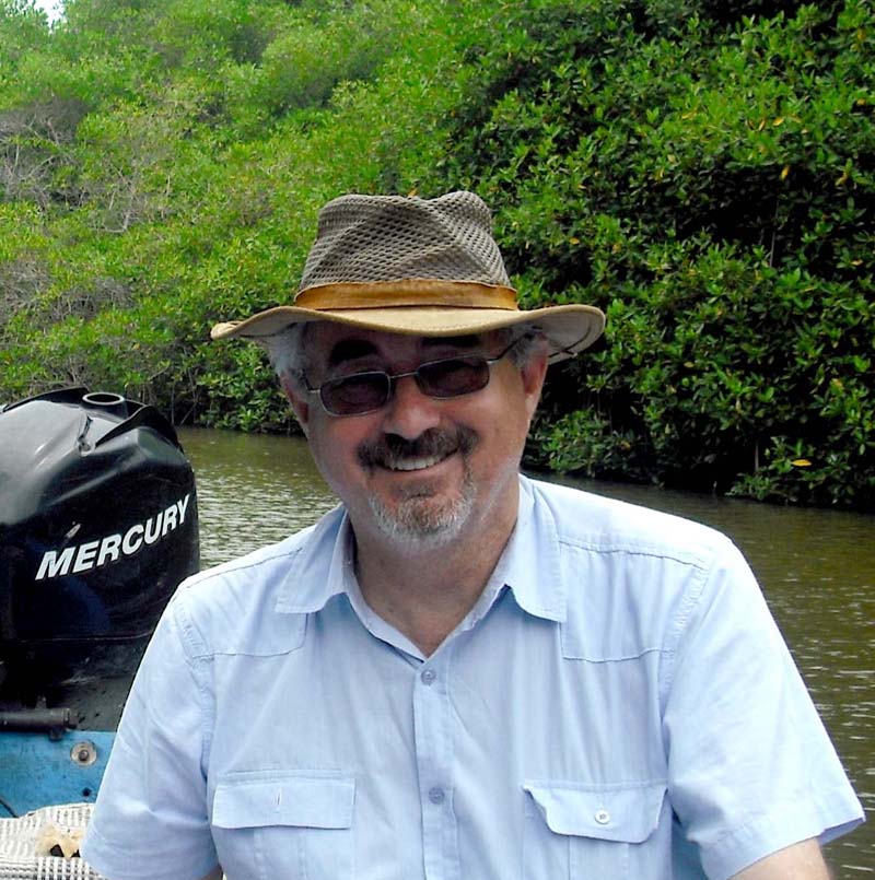 David on the pacific coast of Mexico exploring mangrove swamps