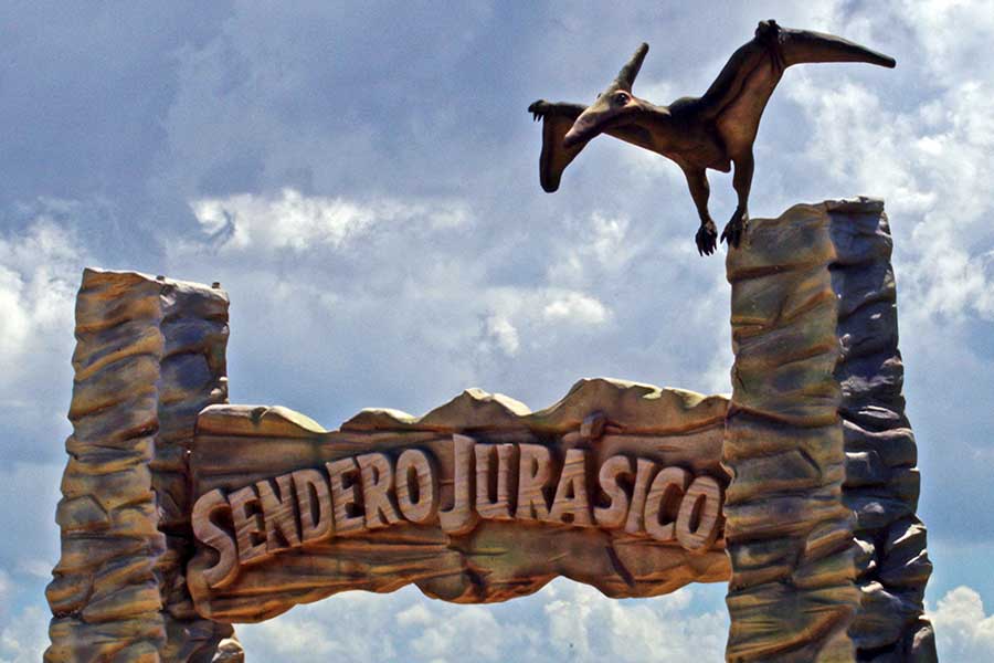 Sendero Jurasica Entrance to the park