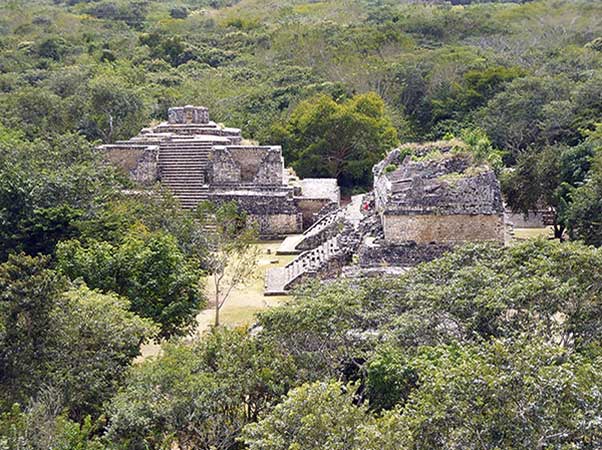 Ek Balam Mayan Ruins in the jungle