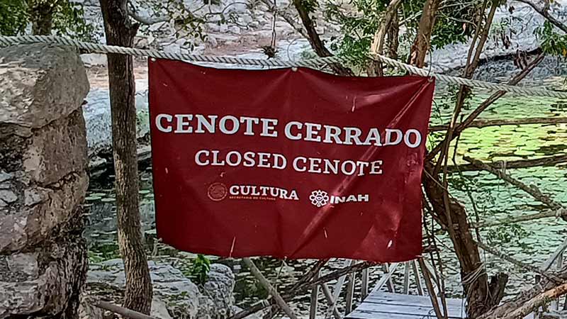 Cenote Xlakah Closed