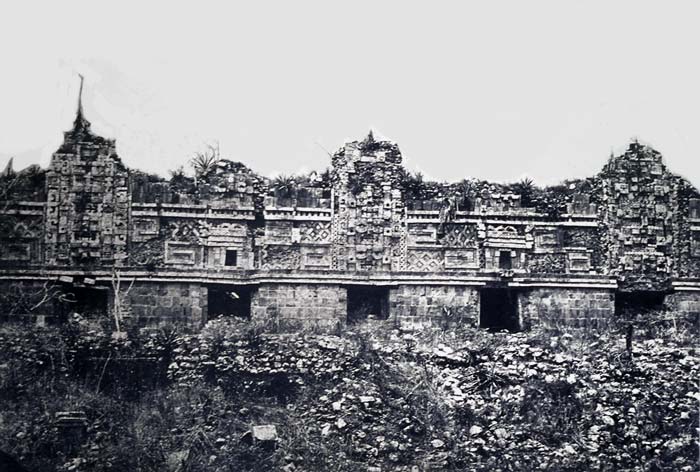 Visiting Uxmal in 1860 Desire Charney photo of the NunneryQuadrangle