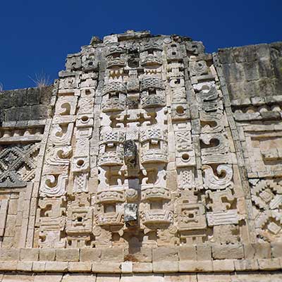 Uxmal Mayan Ruins carvings