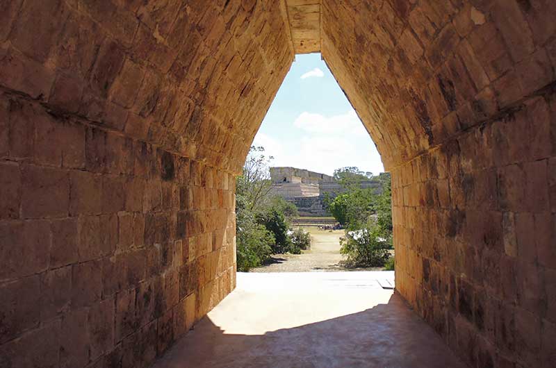 Visiting Uxmal to go through the Iconic Arrow Archway North Building Nunnery Quadrangle