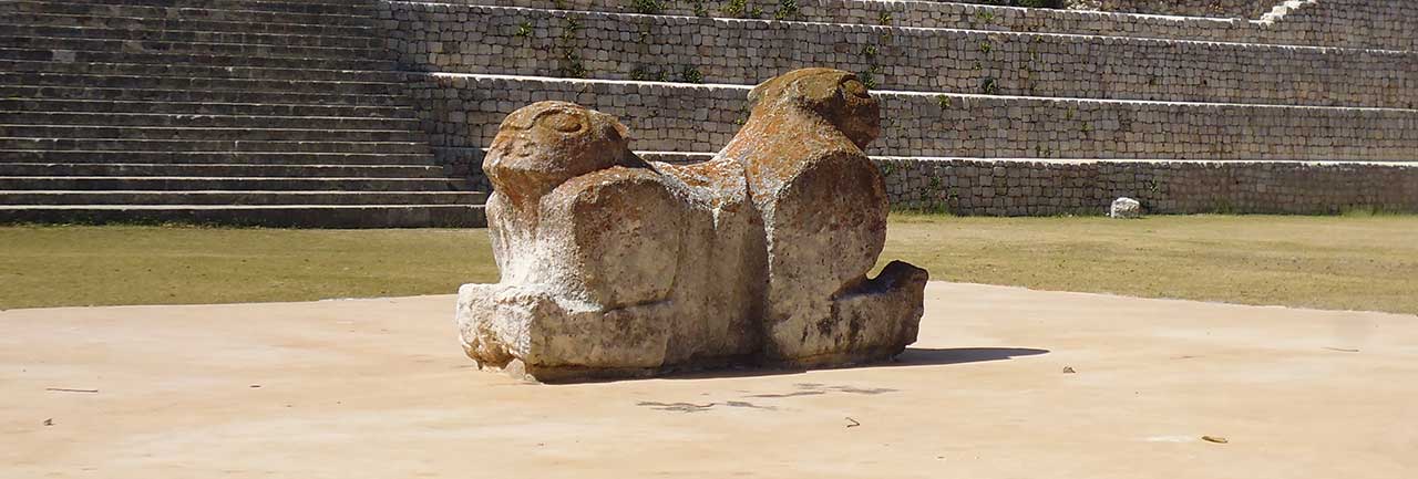 Mayan Jaguar Throne at Uxmal