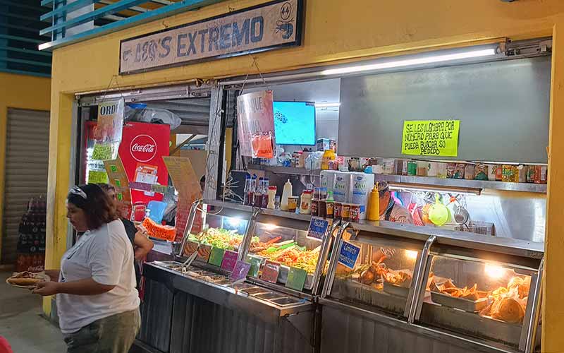 Mercado Principal Progreso food stall