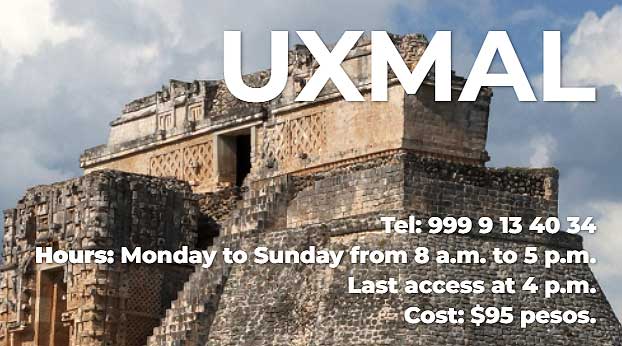 Official website entry times Uxmal