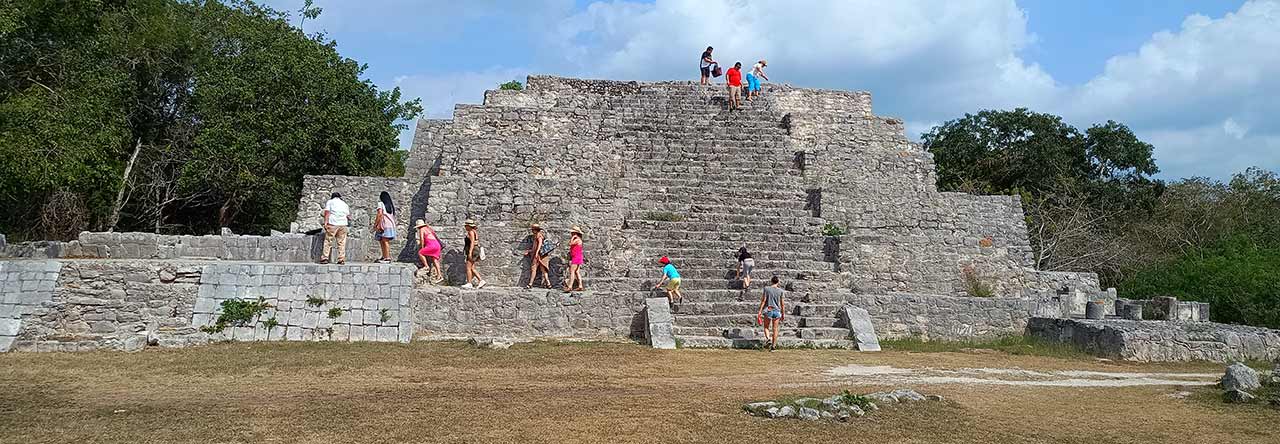 Structure 36 at Dzibilchaltun Mayan Ruins