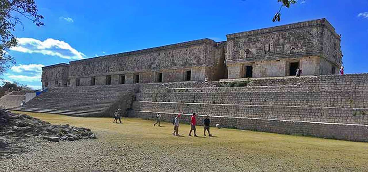 Governor's Palace at the Uzmal Mayan Ruins
