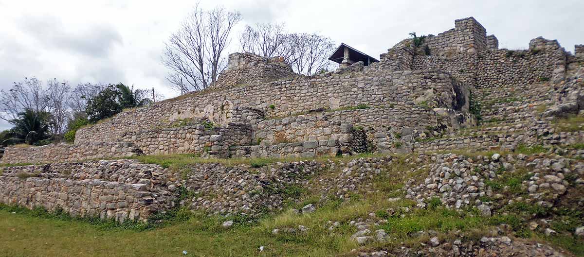 Acropolis - don't miss it when while visiting Acanceh Mayan Ruins