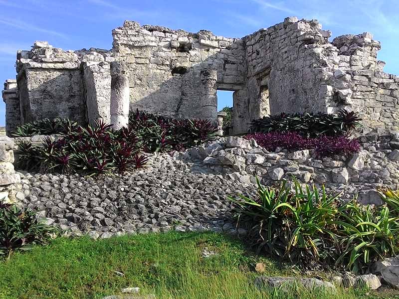 at Tulum Mayan Ruins Yucatan Peninsula