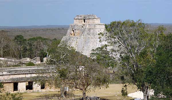 Mayan Ruins in the jungle at Uxmal