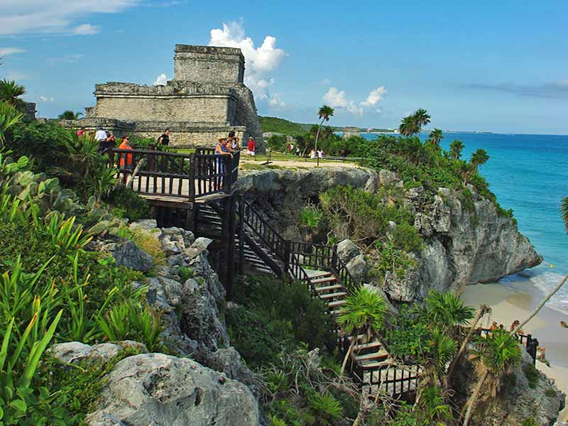 Tulum Mayan Ruins and access to the beach