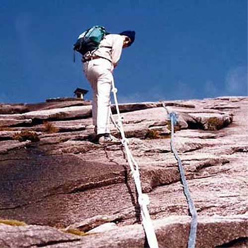 Wonky Compass Climbing Mount Kinabalu in Borneo